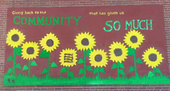 Fidelity Heritage Square Concert Series mural